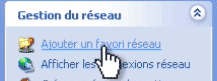 Bouton 'Ajouter un favori réseau'