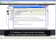 Capture de l'e-mail de notification d'un partage